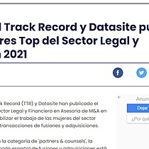 Transactional Track Record y Datasite publican el ranking 'Mujeres Top del Sector Legal y Financiero' en 2021